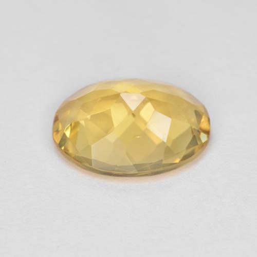 2,79 ctw natürlicher gelber Goldberyll, Oval Schliff, VVS