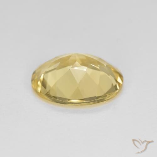 9,17 ctw natürlicher Mittelgelb Goldener Beryll, Oval, VVS