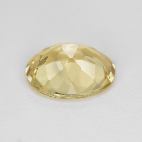 4,30 ctw natürlicher gelber Goldberyll, Oval Schliff, VVS