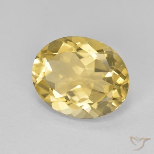 9,17 ctw natürlicher Helles Gold Goldener Beryll, Oval, VS