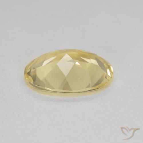 9,17 ctw natürlicher Dijon Gelb Goldener Beryll, Oval, VVS-VS