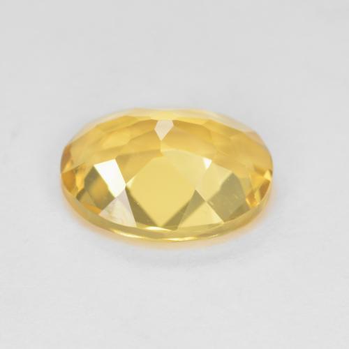 1,72 ctw natürlicher gelber Goldberyll, Oval Schliff, VVS-VS