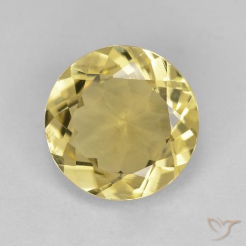 3.21ct Natürlicher Helles Gold-Gelb Goldener Beryll, Runden, VS
