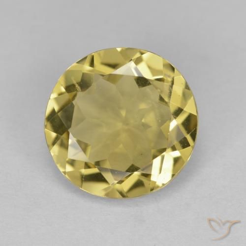 2.90ct Natürlicher Bräunliches Gelb Goldener Beryll, Runden, VS