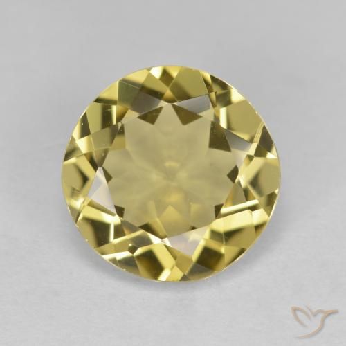 2.98ct Natürlicher Mittelgelb Goldener Beryll, Runden, VVS-VS