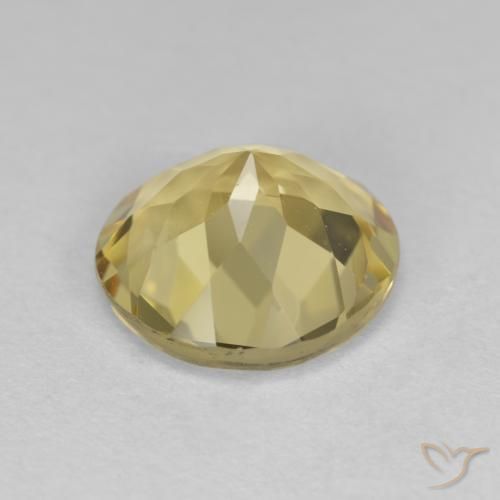 9,17 ctw natürlicher hellgelb Goldener Beryll, Runden, VVS