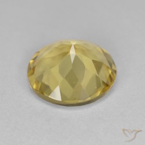 9,17 ctw natürlicher Hell Gold Goldener Beryll, Runden, VVS-VS