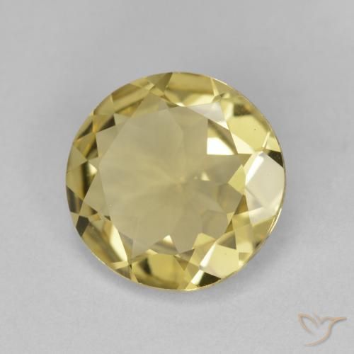9,17 ctw natürlicher hellgelb Goldener Beryll, Runden, VS