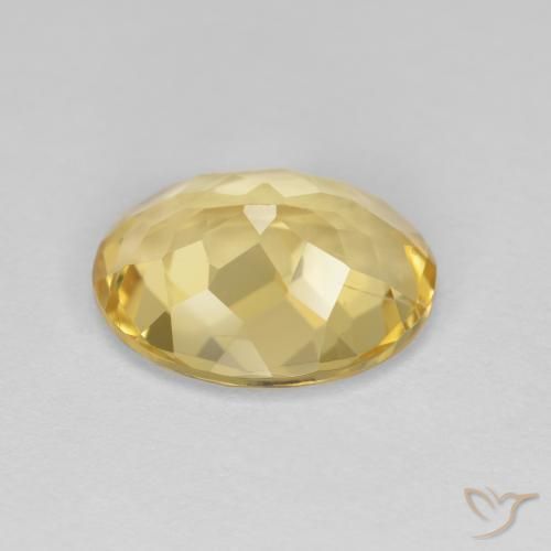 9,17 ctw natürlicher hellgelb Goldener Beryll, Oval, VVS-VS