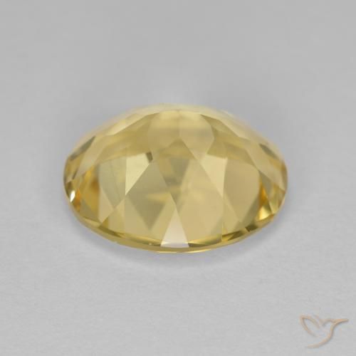 9,17 ctw natürlicher Mittelgelb Goldener Beryll, Oval, VVS-VS