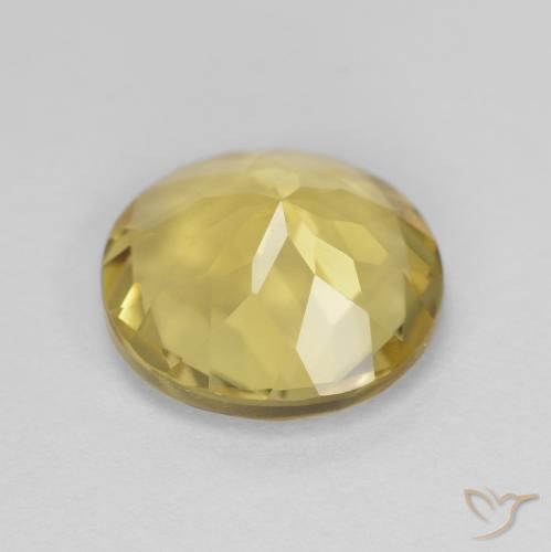 9,17 ctw natürlicher Hell Gold Goldener Beryll, Runden, VVS