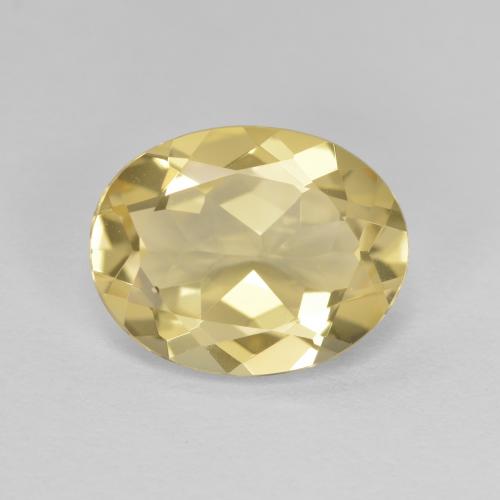 2,76 ctw natürlicher gelber Goldberyll, Oval Schliff, VVS