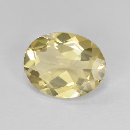 2,76 ctw natürlicher gelber Goldberyll, Oval Schliff, VVS