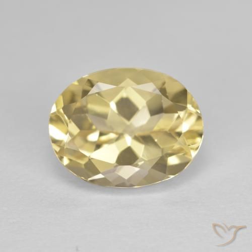 2.65ct Natürlicher Mittelgelb Goldener Beryll, Oval, VVS