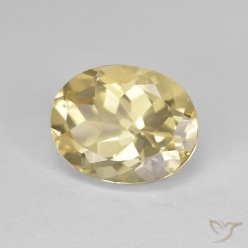 9,17 ctw natürlicher Mittelgelb Goldener Beryll, Oval, VVS