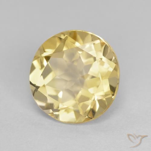 9,17 ctw natürlicher Hell Gold Goldener Beryll, Runden, VVS
