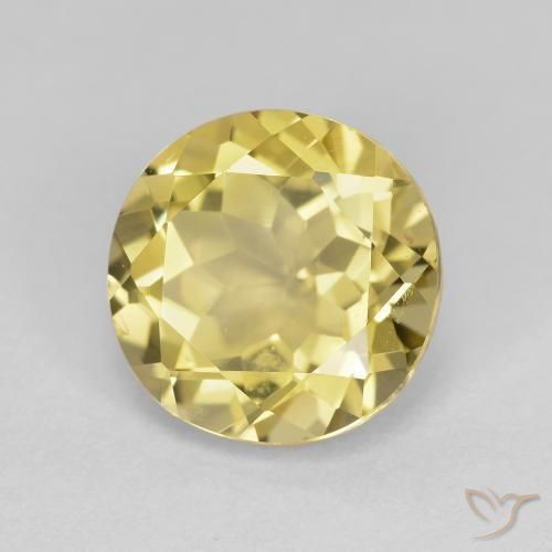 9,17 ctw natürlicher Helles Gold-Gelb Goldener Beryll, Runden, VVS