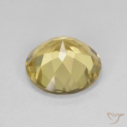 9,17 ctw natürlicher Helles Gold-Gelb Goldener Beryll, Runden, VVS