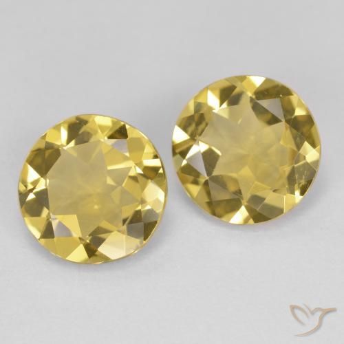 2.70 ct natürliche hellgelb Goldener Beryll-Edelsteine, Runden, VVS