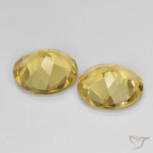 2.70 ct natürliche hellgelb Goldener Beryll-Edelsteine, Runden, VVS
