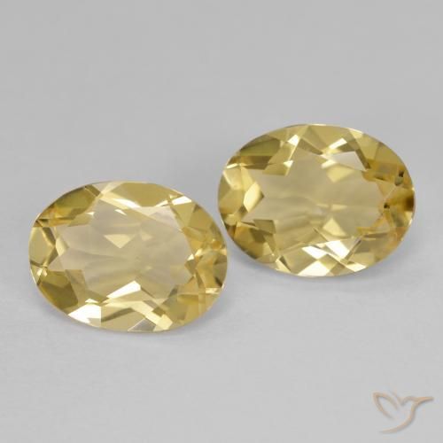 3.02ctw Natürlicher Dijon Gelb Goldener Beryll, Oval, VVS-VS