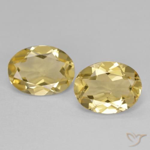 3.02 ct natürliche Dijon Gelb Goldener Beryll-Edelsteine, Oval, VVS-VS