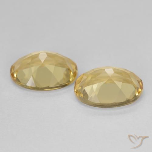 3.41 ct natürliche Dijon Gelb Goldener Beryll-Edelsteine, Oval, VVS-VS