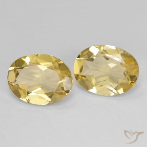 3.09 ct natürliche Dijon Gelb Goldener Beryll-Edelsteine, Oval, VS