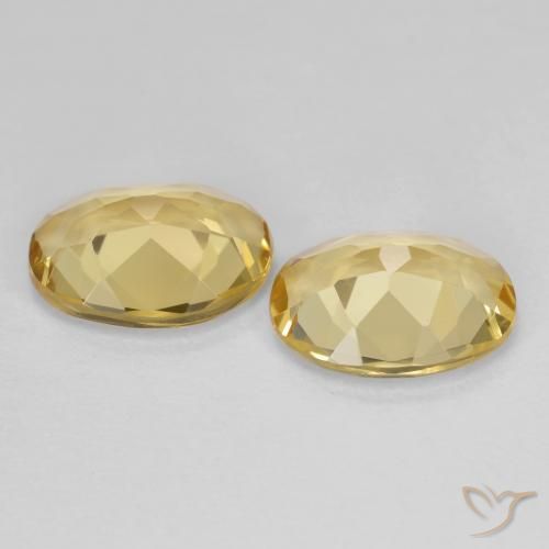3.09 ct natürliche Dijon Gelb Goldener Beryll-Edelsteine, Oval, VS
