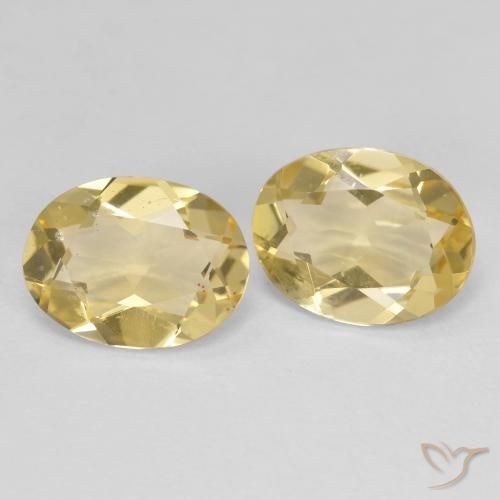 2.93 ct natürliche Helles Gold-Gelb Goldener Beryll-Edelsteine, Oval, VS