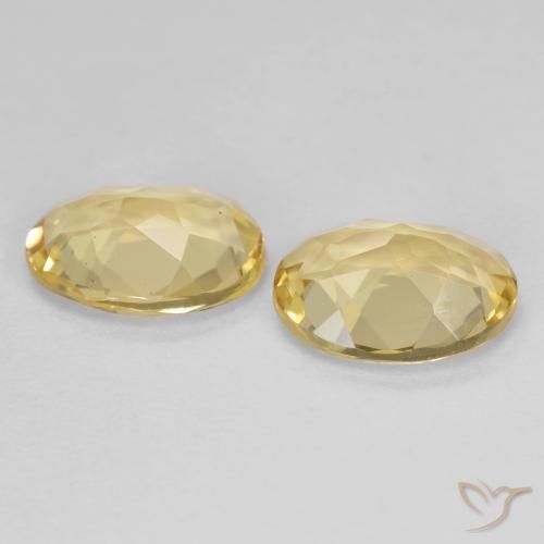 2.93 ct natürliche Helles Gold-Gelb Goldener Beryll-Edelsteine, Oval, VS