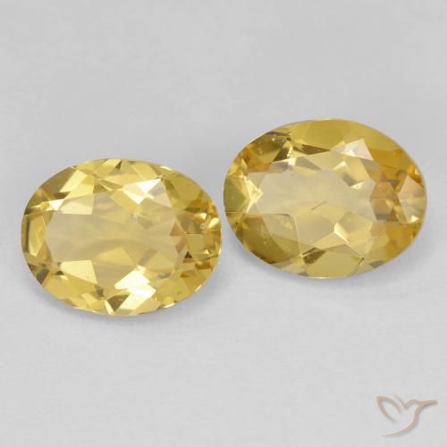 3.14ctw Natürlicher hellgelb Goldener Beryll, Oval, VS