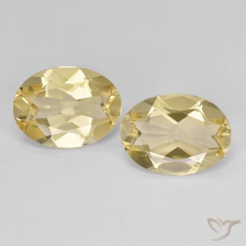 3.02ctw Natürlicher Helles Gold-Gelb Goldener Beryll, Oval, VS