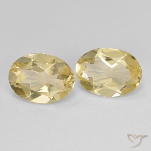 3.02 ct natürliche Helles Gold-Gelb Goldener Beryll-Edelsteine, Oval, VS