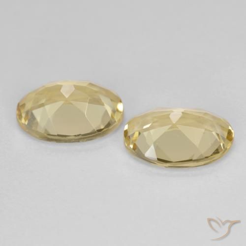 3.02 ct natürliche Helles Gold-Gelb Goldener Beryll-Edelsteine, Oval, VS
