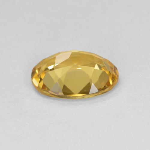 1,36 ctw natürlicher goldener Goldberyll, Oval Schliff, VVS