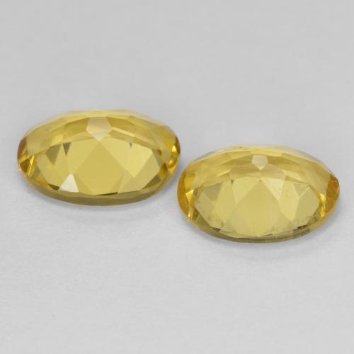 3,21 ct natürliche gelber Goldberyll-Edelsteine, Oval Schliff, VS