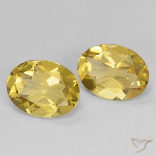 3.22 ct natürliche hellgelb Goldener Beryll-Edelsteine, Oval, VVS-VS