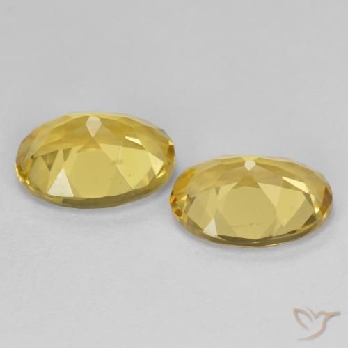 3.22 ct natürliche hellgelb Goldener Beryll-Edelsteine, Oval, VVS-VS