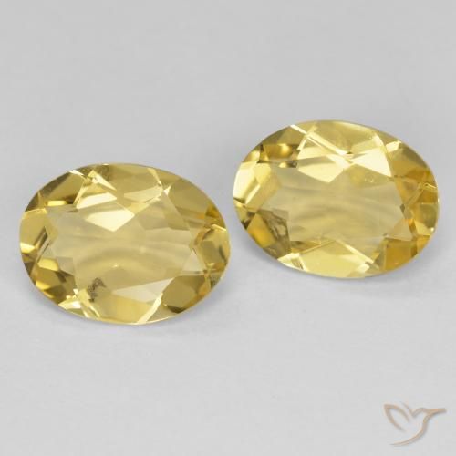 2.71 ct natürliche Hell Gold Goldener Beryll-Edelsteine, Oval, VVS-VS