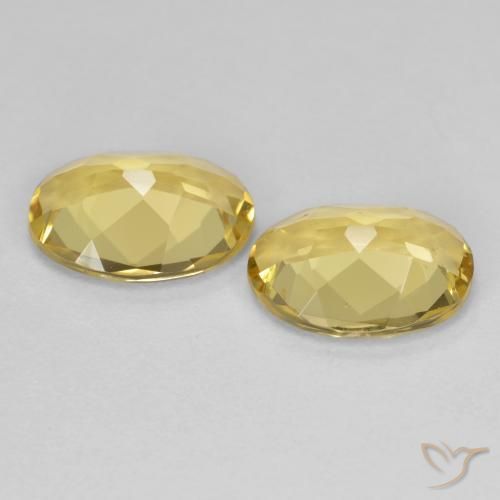 2.71 ct natürliche Hell Gold Goldener Beryll-Edelsteine, Oval, VVS-VS