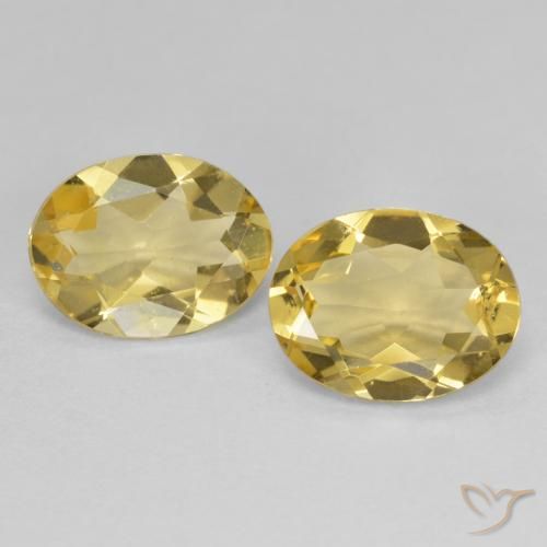 2.91ctw Natürlicher Helles Gold-Gelb Goldener Beryll, Oval, VVS-VS