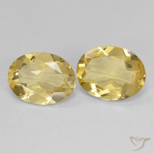 2.91 ct natürliche Helles Gold-Gelb Goldener Beryll-Edelsteine, Oval, VVS-VS