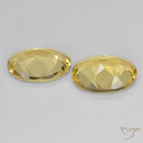 2.91 ct natürliche Helles Gold-Gelb Goldener Beryll-Edelsteine, Oval, VVS-VS