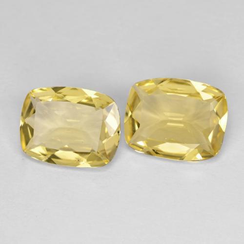 2,82 ct natürliche gelber Goldberyll-Edelsteine, Kissenschliff, VS