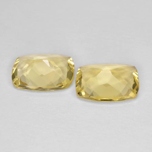 2,82 ct natürliche gelber Goldberyll-Edelsteine, Kissenschliff, VS