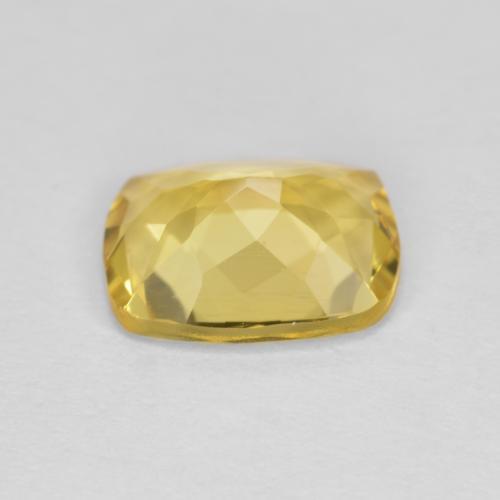 1,60 ctw natürlicher gelber Goldberyll, Kissenschliff, VVS-VS