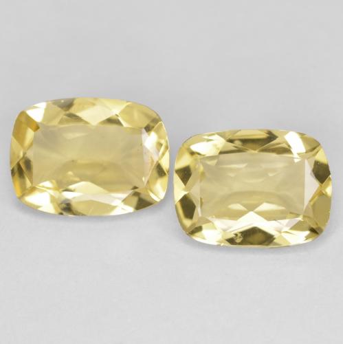 2,79 ct natürliche gelber Goldberyll-Edelsteine, Kissenschliff, VVS-VS