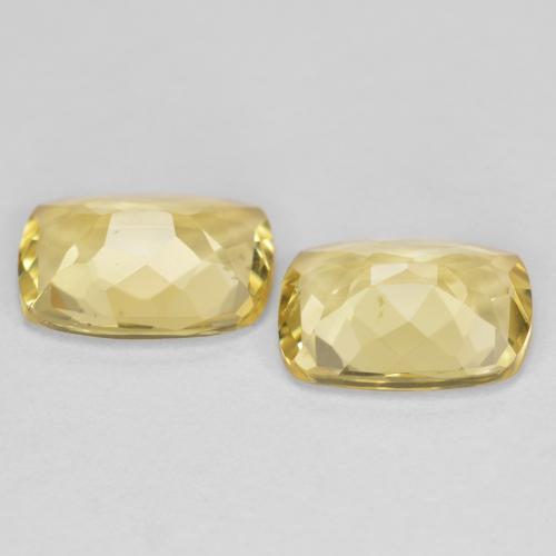 2,79 ct natürliche gelber Goldberyll-Edelsteine, Kissenschliff, VVS-VS