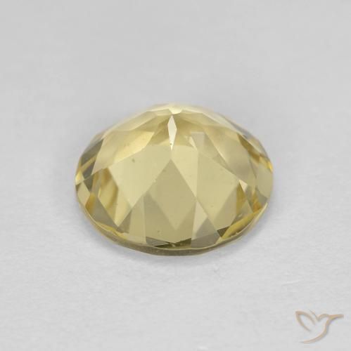 9,17 ctw natürlicher hellgelb Goldener Beryll, Runden, VS